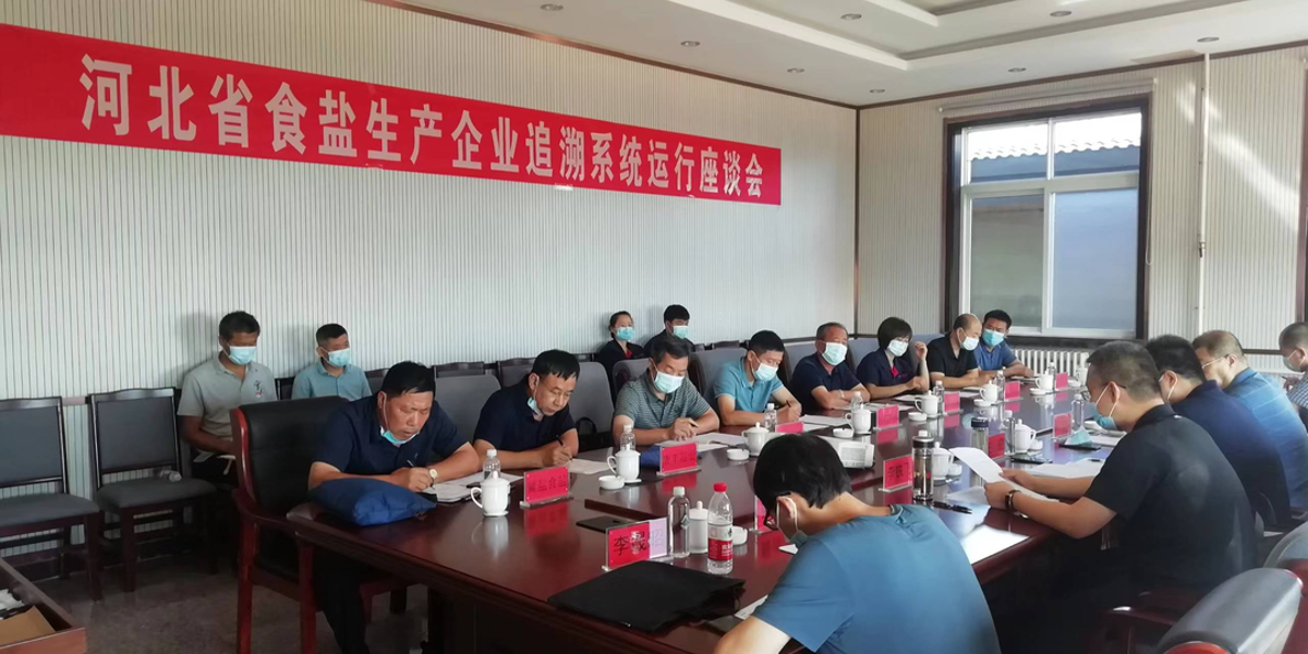 河北省工业和信息化厅召开2022年食盐电子追溯系统运行情况座谈会