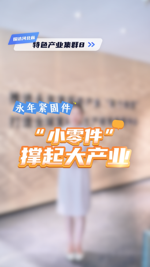 探访河北省特色产业集群⑧ | 永年紧固件：“小零件”撑起大产业
