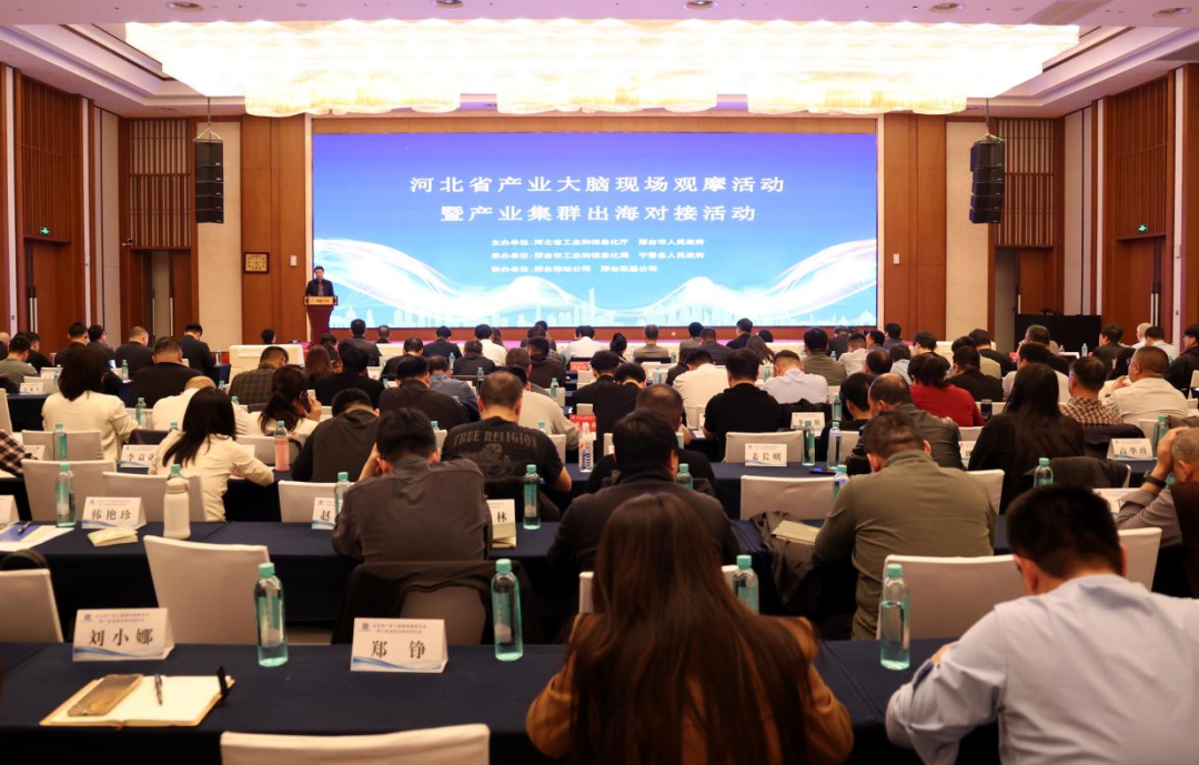 河北省产业大脑现场观摩活动暨产业集群出海对接活动在邢台市宁晋县举办