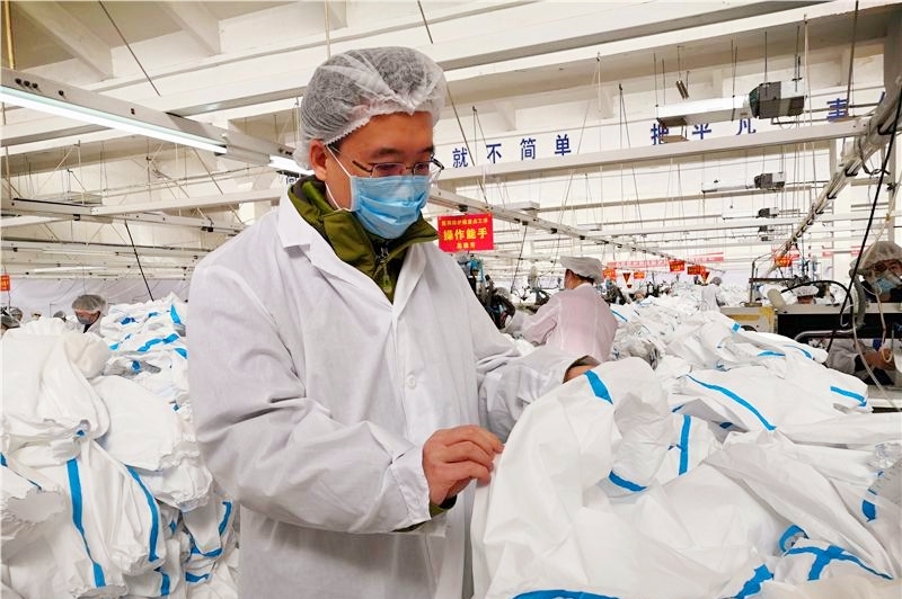 驻企特派员李剑：为一线医护人员供应更多“战袍”